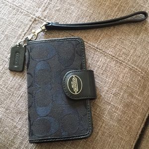 Coach phone wristlet